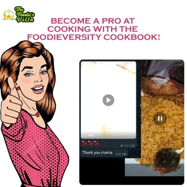 Product page for a cookbook from one of Selar's merchants