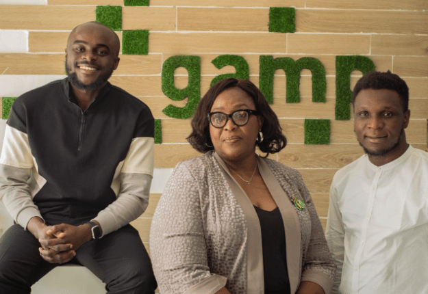 gamp Co-Founders, Toluwani Famokunwa (CTO), Boluwatife Omotayo (CEO) and Temitope Ige Isang (COO)
