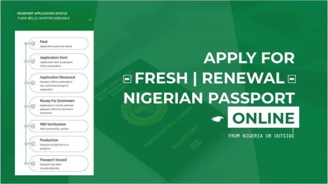 How to renew Nigerian Passport online: CONPAS System Explained