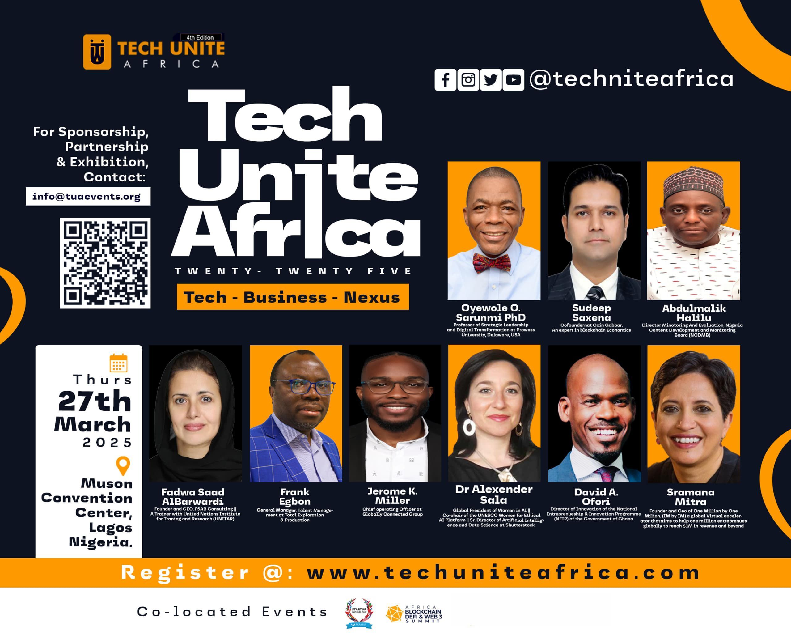 Investors, Innovators & Tech Leaders: Secure Your Spot at Tech Unite Africa 2025