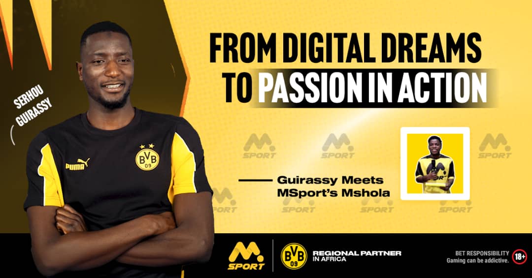 MSport’s MShola meets Serhou Guirassy: from digital dreams to passion in action