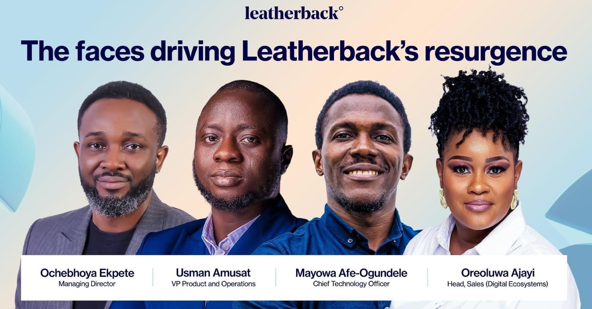 Meet the team driving Leatherback’s resurgence