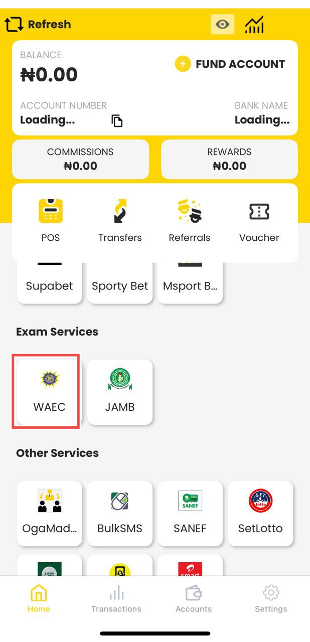 BaxiMobile to buy WAEC scratch card online