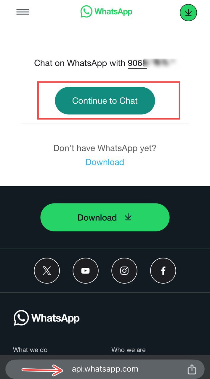 Reliable ways to text a number on Whatsapp without saving it on your phone first