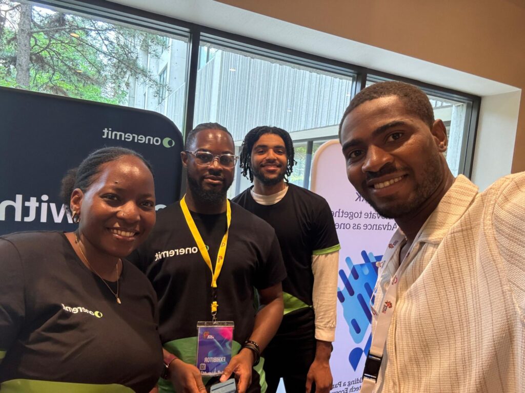 Image showing team members of Oneremit in Canada at the 2025 CAFSUMMIT