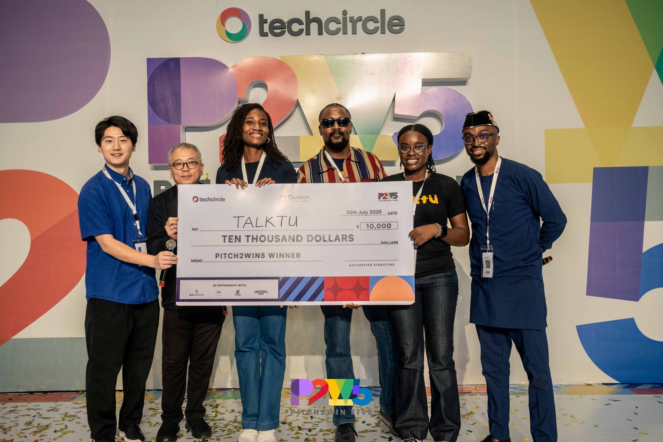 Talktu clinches top prize at Pitch2Win 2025