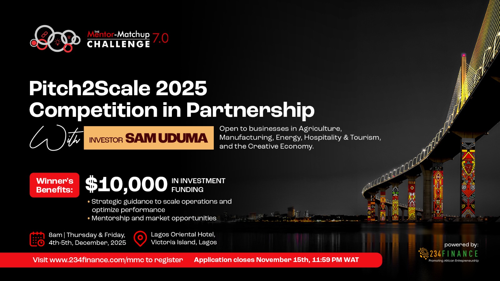 234Finance Announces Pitch2Scale Africa Competition at Mentor Matchup Challenge 7.0