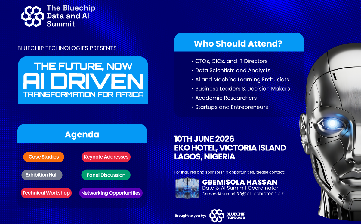 Bluechip Data & AI Summit Returns for the 3rd Edition on June 10 2026.