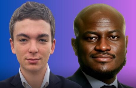 Swoop Nigeria food : Demola Adesina, country manager and Aubrey Niederhoffer, Swoop's founder and CEO