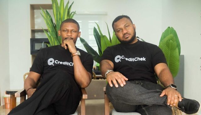 L-R CreditChek founders Kingsley Ibe and Lionel Orishane