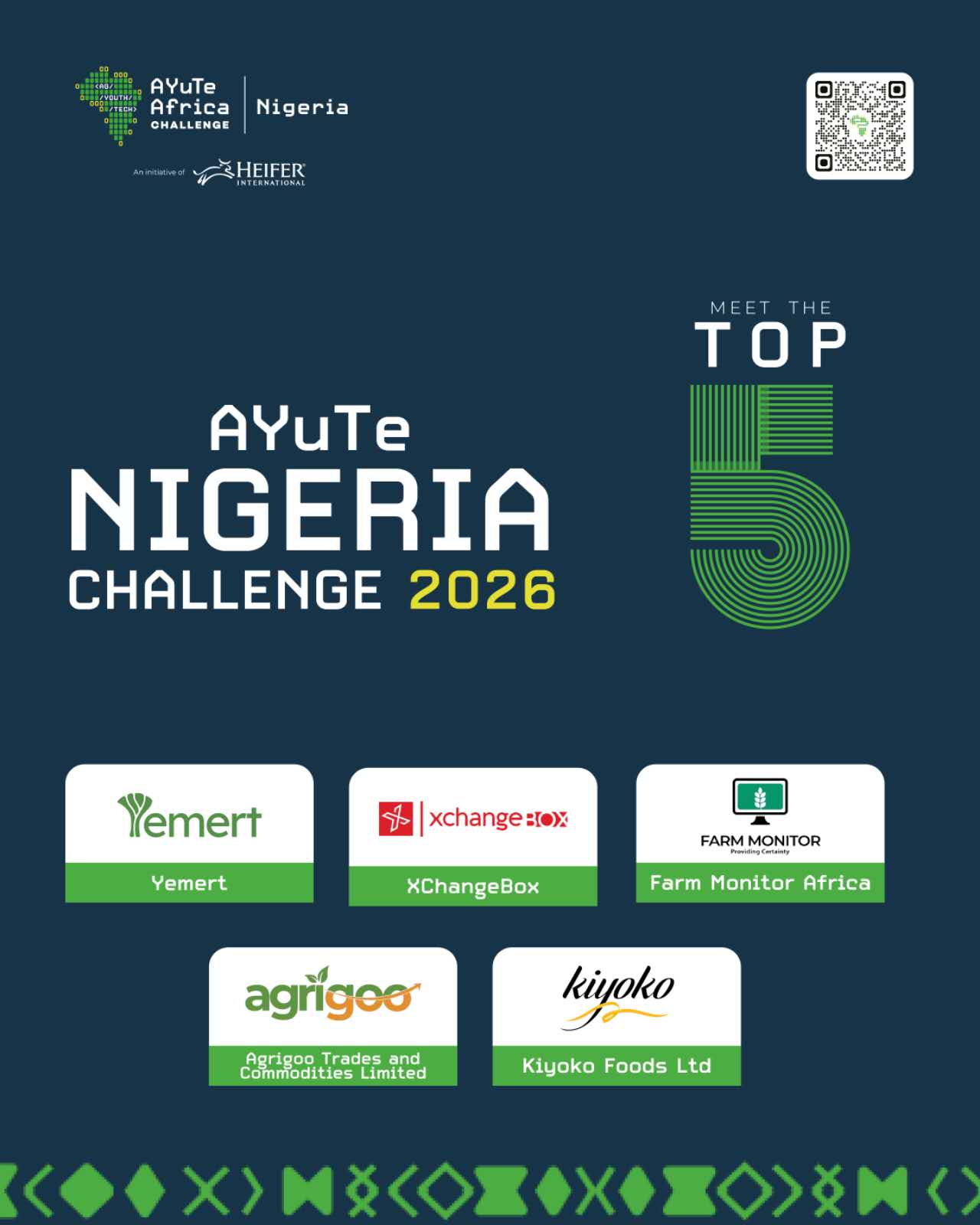 Heifer International Nigeria Announces Top 5 Finalists for the AYuTe Nigeria Challenge 2026