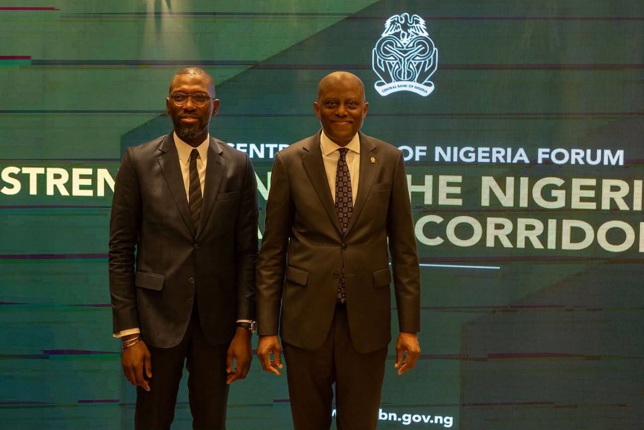CBN Governor Olayemi Cardoso and Flutterwave CEO Olugbenga “GB” Agboola at the CBN Investor Forum in Beijing, China
