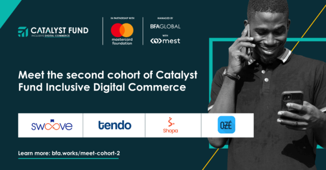 OZÉ, Shopa, Swoove, and Tendo to receive US $120,000 in grant funding from the Catalyst Fund