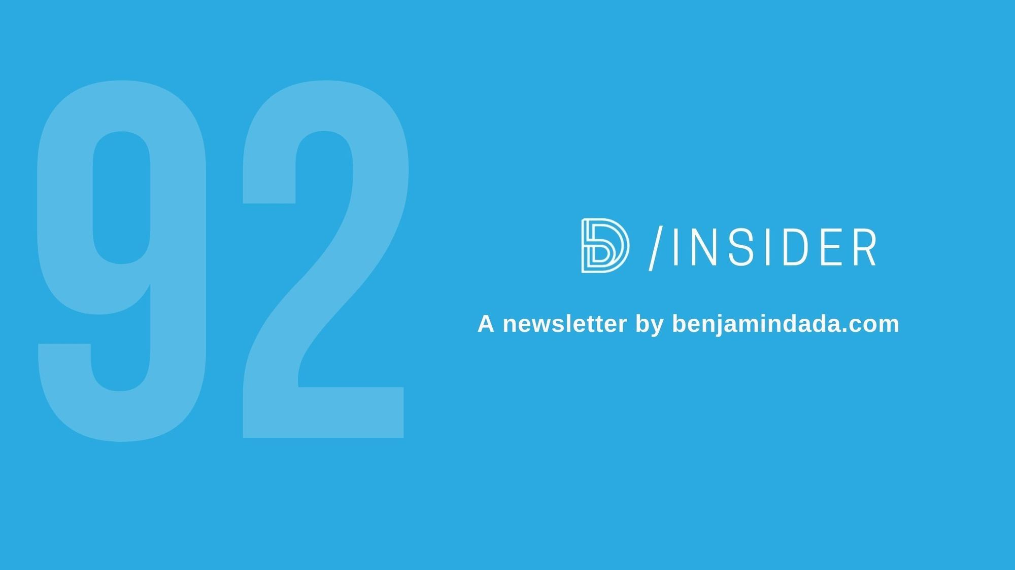 BD Insider, Letter 92: Bitcoin Trust Fund, Alternatives to Bolt and Uber