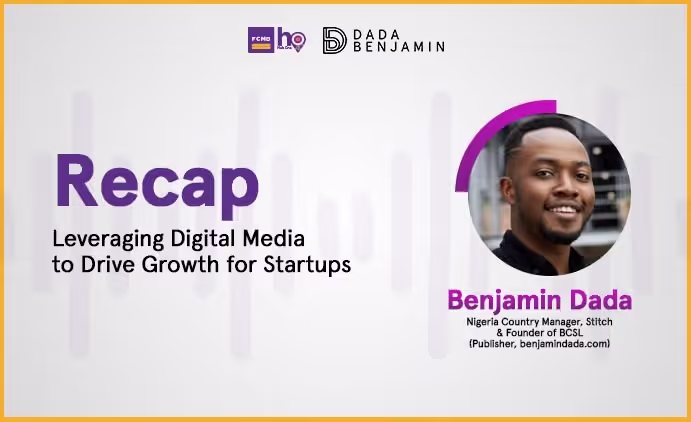 Recap of Hub One’s Epic Hour with Benjamin Dada on digital media and growth
