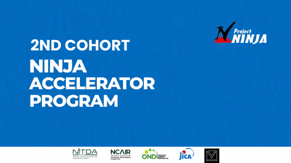 Five African startups selected for NINJA Accelerator Program’s 2nd Cohort