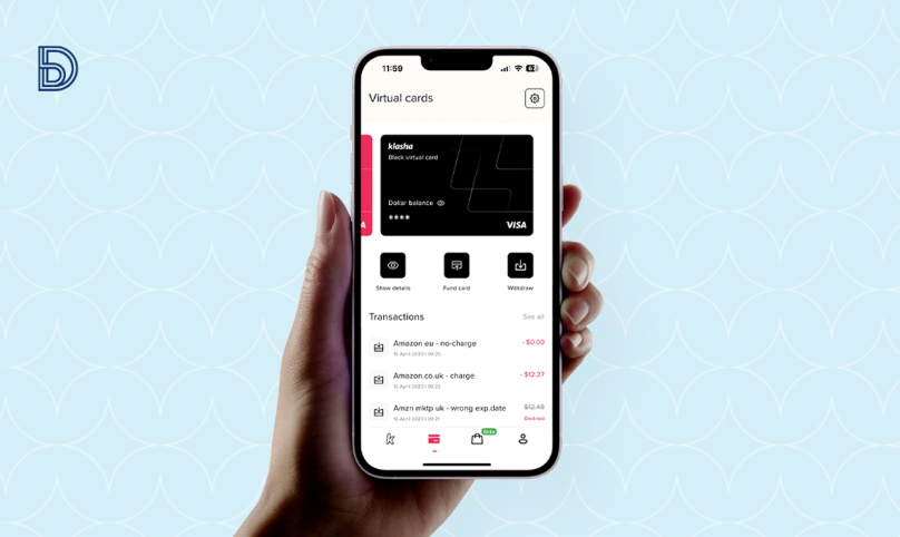 Review of Klasha’s virtual dollar card