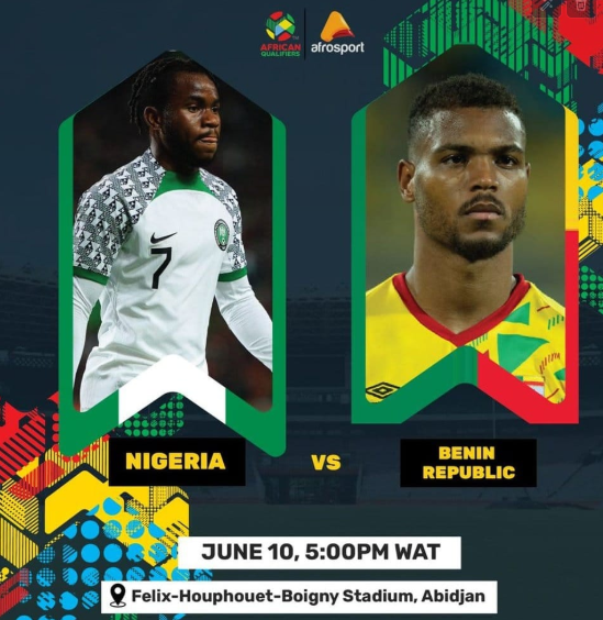 How to watch Nigeria vs Benin Republic World Cup qualifier for free