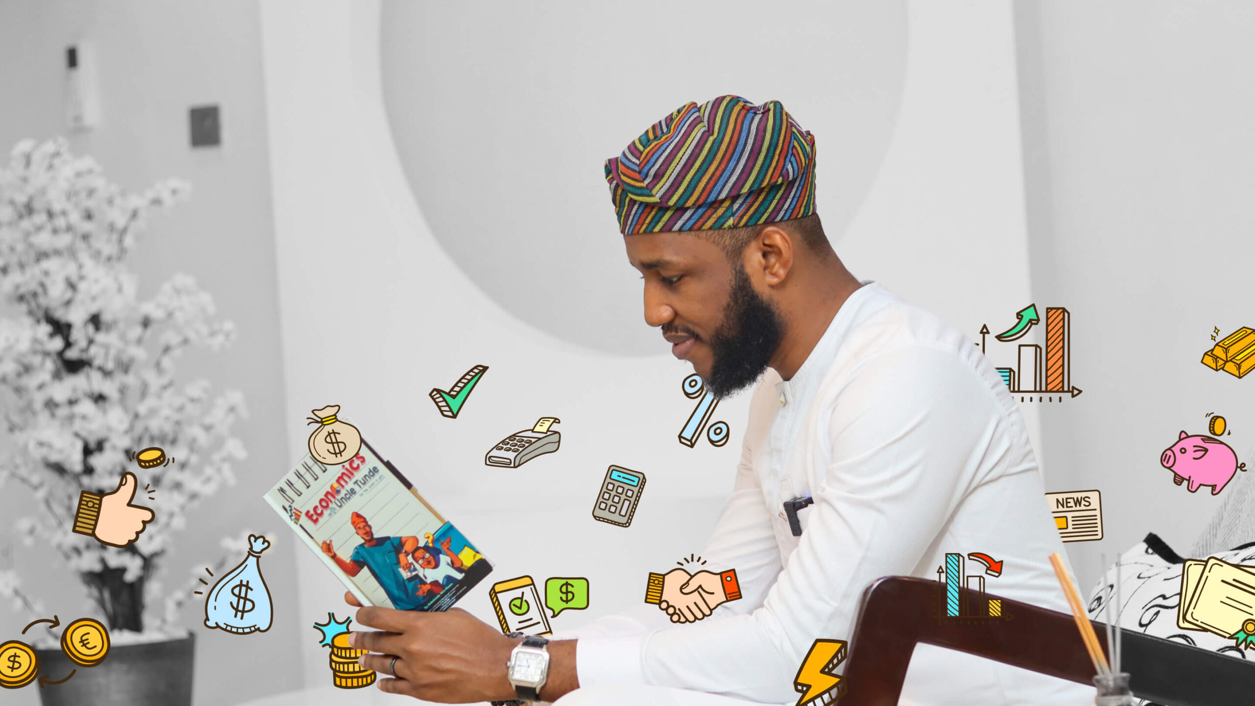 Babatunde Akin-Moses wants to answer your questions about economics with a comic book