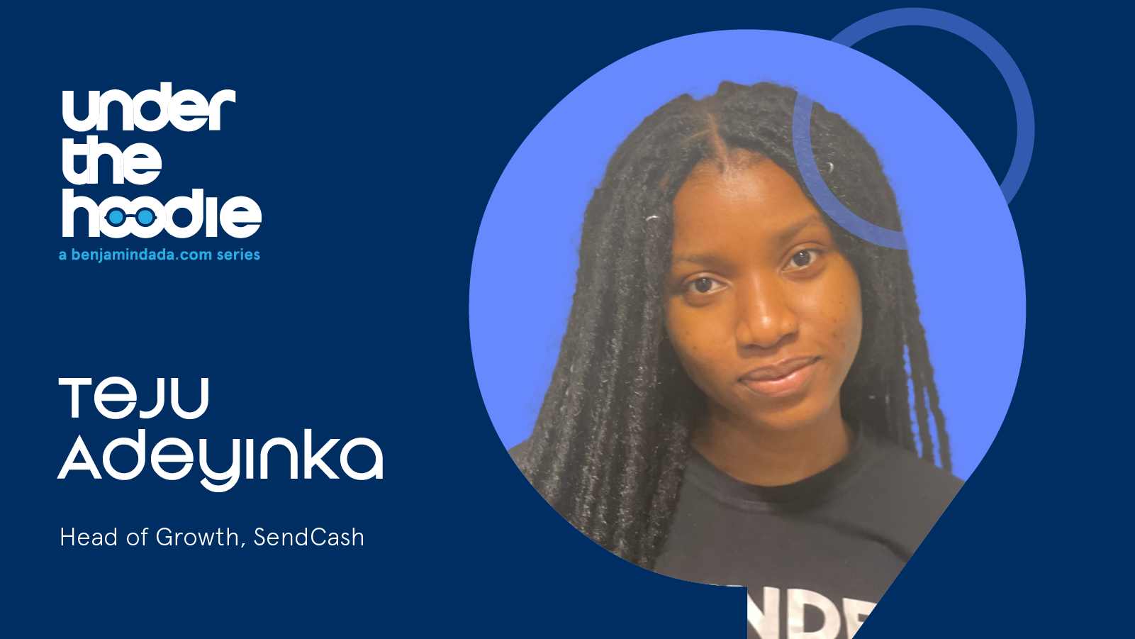 Under The Hoodie—Teju Adeyinka, Head of Growth, Sendcash