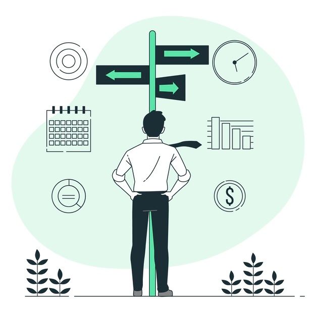 Free Vector _ Business decisions concept illustration