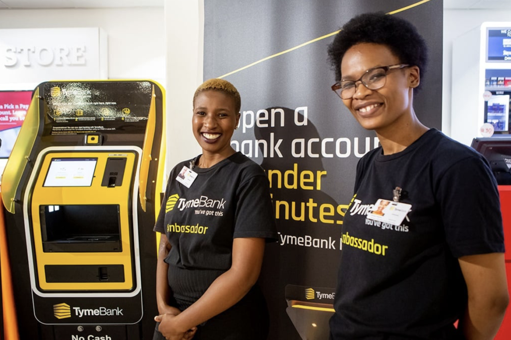 TymeBank ambassadors at a store