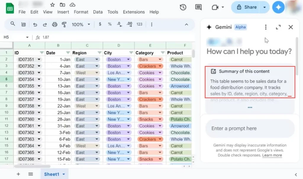 7 ways you can use Gemini AI in Google Sheets for better workflow