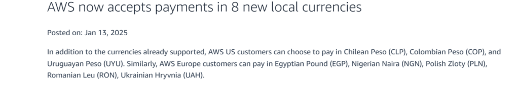 AWS adds Naira support, easing cloud access for Nigerian businesses