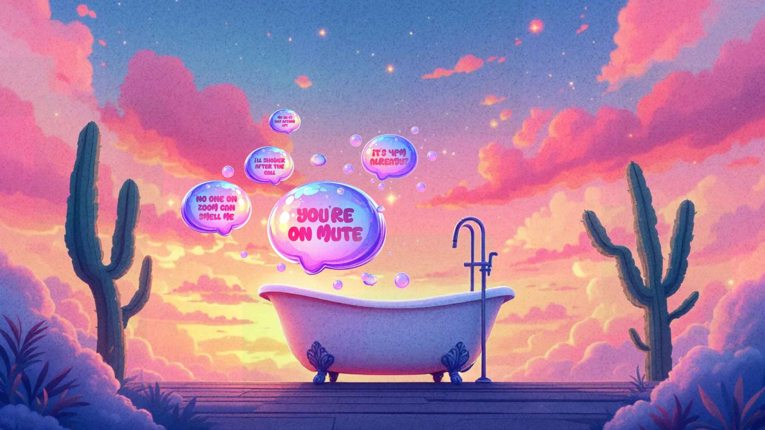 Dear remote worker, go and take your bath