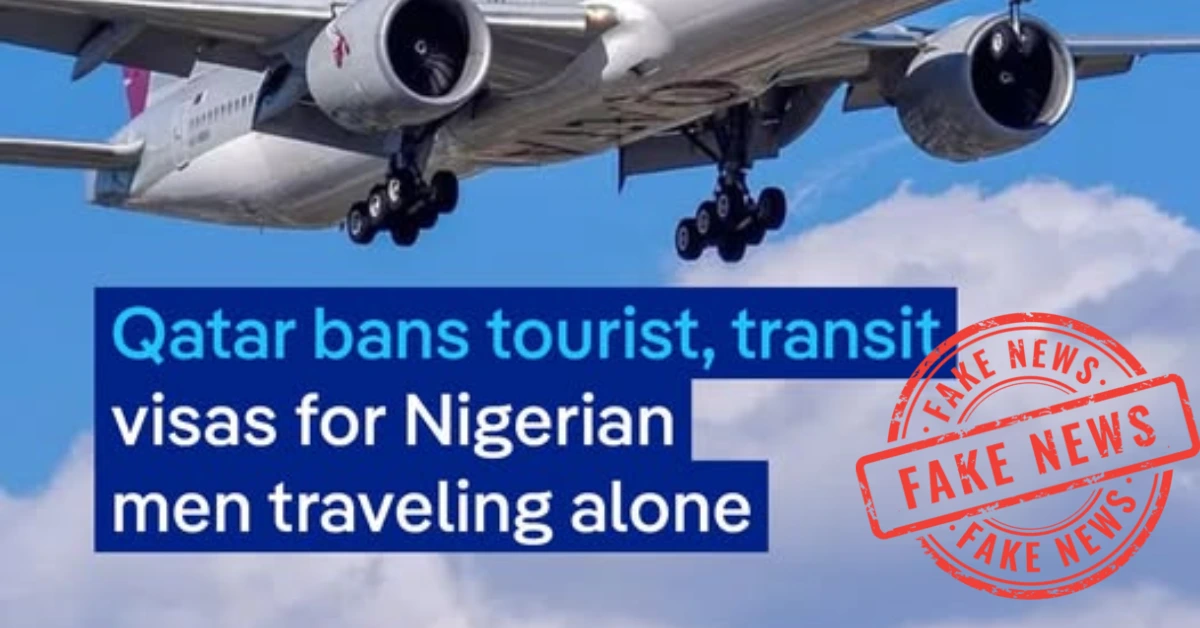 Qatar has not introduced new visa restrictions on Nigerian men